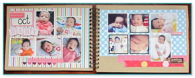 Babys First Year Scrapbook