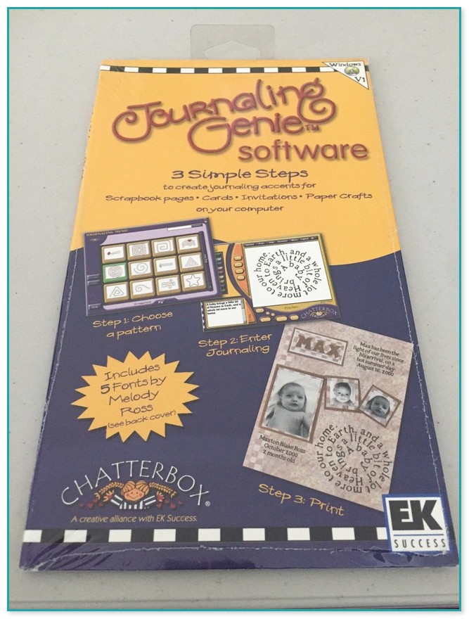 Scrapbook Journaling Software