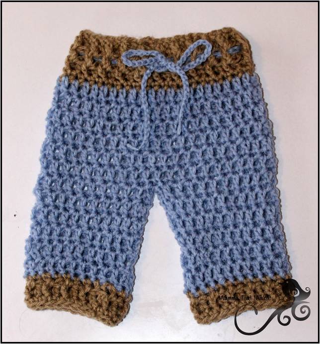 Crochet Baby Boy Pants Pattern Free
