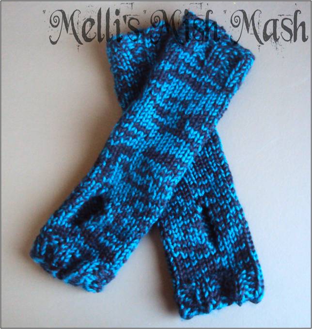 Loom Knitted Wrist Warmersfingerless Gloves Tutorial