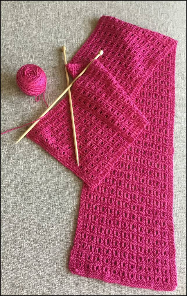 Reversible Knitting Stitches For Scarves
