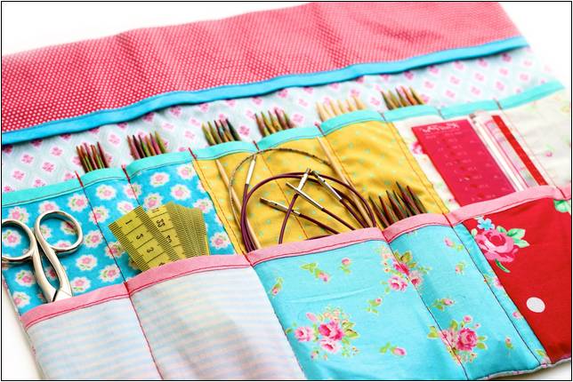 Sewing Pattern For Knitting Needle Case